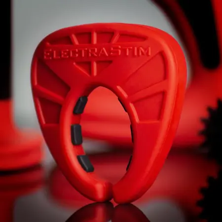 ElectraStim Silicone Fusion Viper Intimate Electro Shield 60mm Red-Black