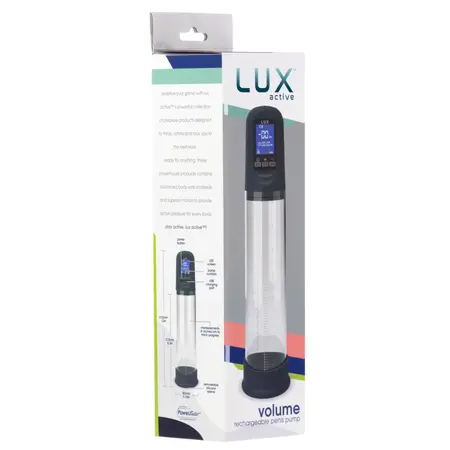 LUX Active Volume Rechargeable Intimate Enhancement Pump LED USB