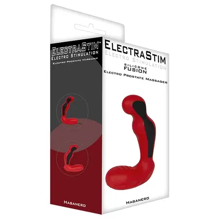 ElectraStim Habanero Silicone Fusion Adjustable Intimate Massager Red