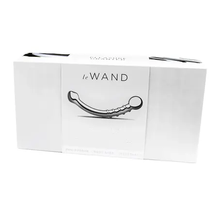 Le Wand Bow Stainless Steel Dual-Ended Intimate Tool, 178mm, Silver