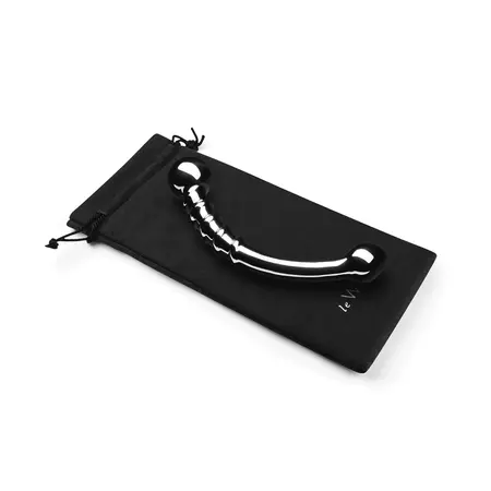Le Wand Bow Stainless Steel Dual-Ended Intimate Tool, 178mm, Silver