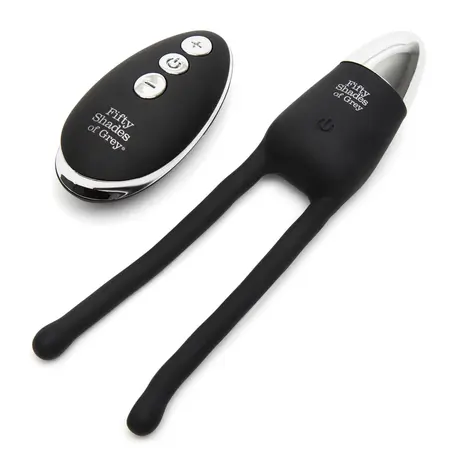 Fifty Shades of Grey Relentless Vibrations Couples Remote Vibe Black