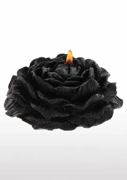 TABOOM Rose Japanese Drip Candle Set 2 pcs - Black & Burgundy, Low-Temp