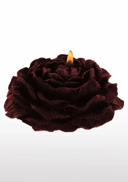 TABOOM Rose Japanese Drip Candle Set 2 pcs - Black & Burgundy, Low-Temp