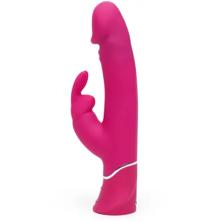 Happy Rabbit Dual Density Intimate Machine Pink, 15-Function, USB Rechargeable