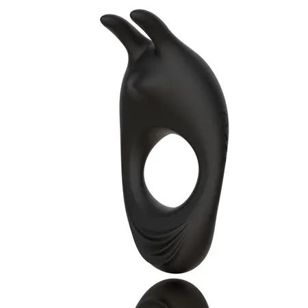 FeelzToys Zeus Black Dual Motor Silicone Intimate Ring, Waterproof