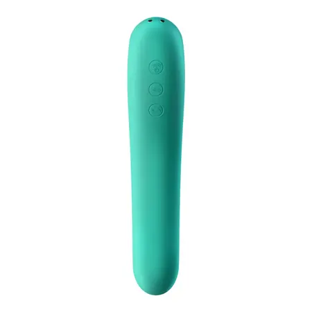 Satisfyer Dual Kiss Green - 2-in-1 Air-Pulse System & Vibrating Model