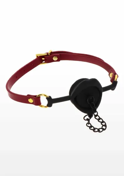TABOOM Kinky Gag with Removable Plug - Adjustable Silicone Strap