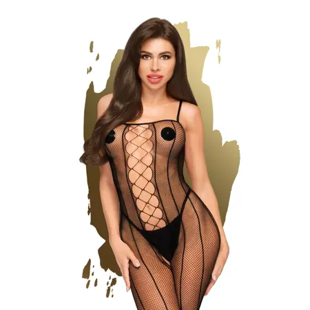 Penthouse Drop-Dead Tasty Bodystocking Black S/L - Criss Cross Design