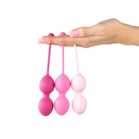 FeelzToys FemmeFit Advanced Pelvic Muscle Training Set 3 pcs - Silicone Weighted Balls