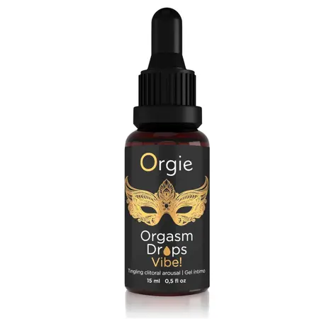 Orgie Orgasm Drops Vibe! 15ml - Stimulation Gel with Vibrating Effect
