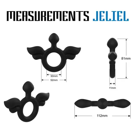 Velv'Or Rooster Jeliel Platinum Silicone Anatomical Ring 30mm