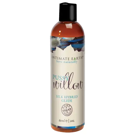 Intimate Earth Pussy Willow Hybrid Lubricant 60ml - Water & Silicone Blend