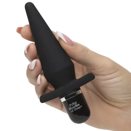 Fifty Shades of Grey Pleasure Overload 4-Piece Silicone Black Anal Kit