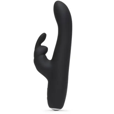 Fifty Shades of Grey Greedy Girl Slimline Rechargeable Rabbit Black