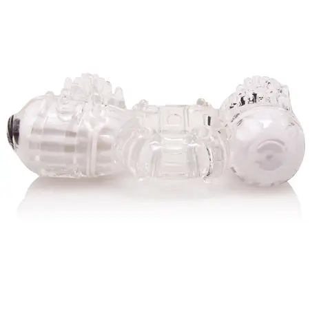 The Screaming O Big O 2 Intimate Dual Motor Clear Ring