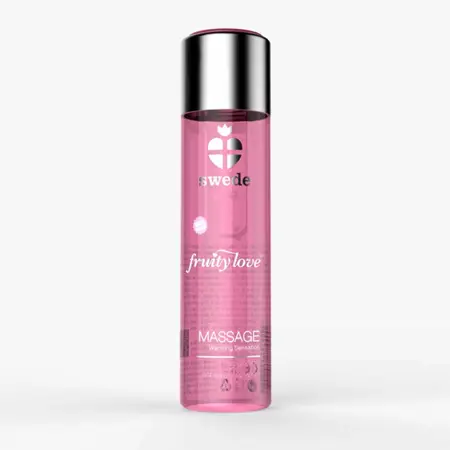 Swede Fruity Love Massage Gel Sparkling Strawberry Wine 120ml Vegan
