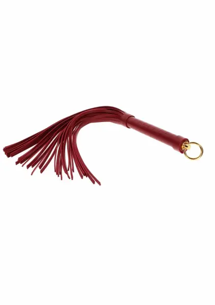 TABOOM Large Whip Luxury Series - Elegant Bondage Accessory Black