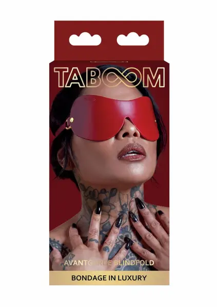 Taboom Avantgarde Blindfold Premium Adjustable Black Mask