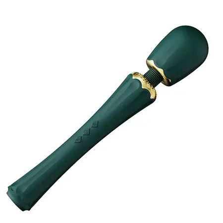 ZALO Kyro Turquoise Green Wand - Direct Power 2.0, 2 Attachments, USB