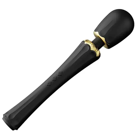 ZALO Kyro Wand Massager Obsidian Black, Direct Power, Silicone, Large