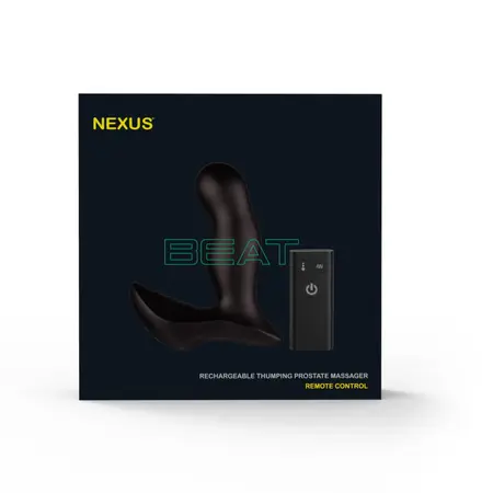 Nexus Beat Black - Advanced Dual Stimulation Intimate Device, Remote Control