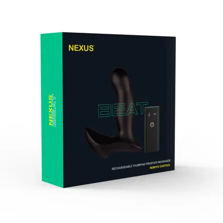Nexus Beat Black - Advanced Dual Stimulation Intimate Device, Remote Control