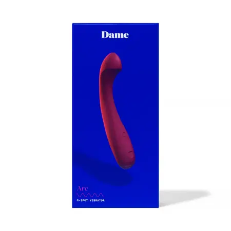 Dame Products Arc Berry - Curved Silicone Stimulation Device, Rechargeable