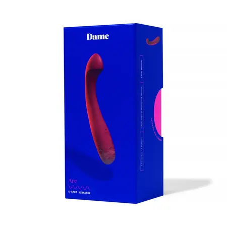 Dame Products Arc Berry - Curved Silicone Stimulation Device, Rechargeable