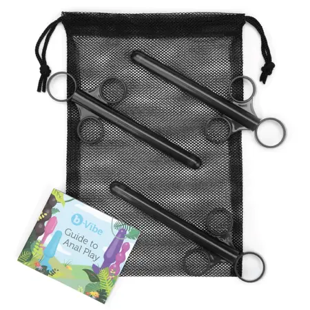 b-Vibe Lubricant Applicator Set 3-Pack with Storage Bag and Guides