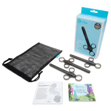 b-Vibe Lubricant Applicator Set 3-Pack with Storage Bag and Guides