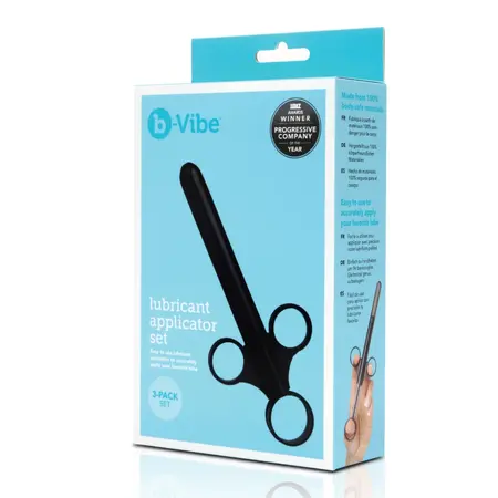 b-Vibe Lubricant Applicator Set 3-Pack with Storage Bag and Guides