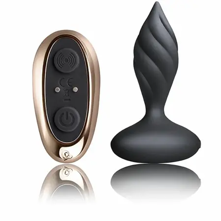 Rocks-Off Petite Sensations Desire Black - Remote Control Plug, Silicone