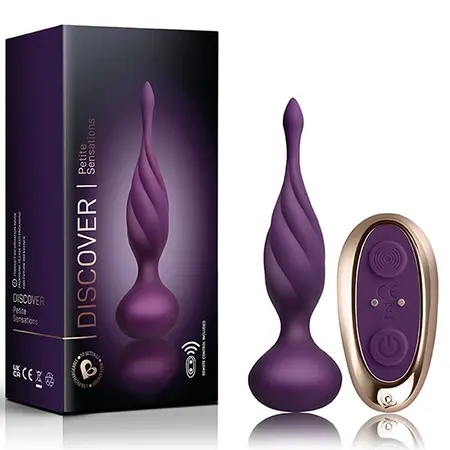 Rocks-Off Petite Sensations Discover Remote-Controlled Purple Plug