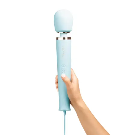 Le Wand Plug-In Massager Sky Blue - Powerful Classic Vibrating Device