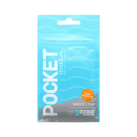 Tenga Pocket Wave Line - Compact Flexible Intimate Device