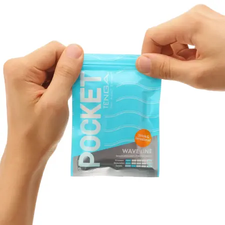 Tenga Pocket Wave Line - Compact Flexible Intimate Device