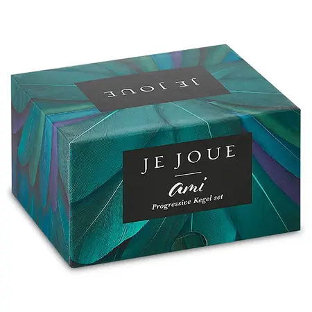 Je Joue Ami Progressive Kegel Ball Set Black Silicone 3-Piece