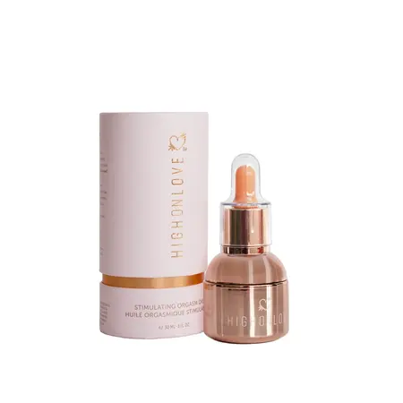 HighOnLove Stimulating Intimate Oil 30ml - Hemp Seed Extract, Natural Care