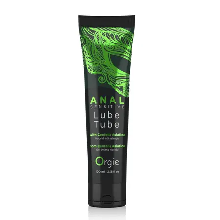 Orgie Lube Tube Anal Sensitive 100ml Hybrid Intimate Gel with Hyaluron