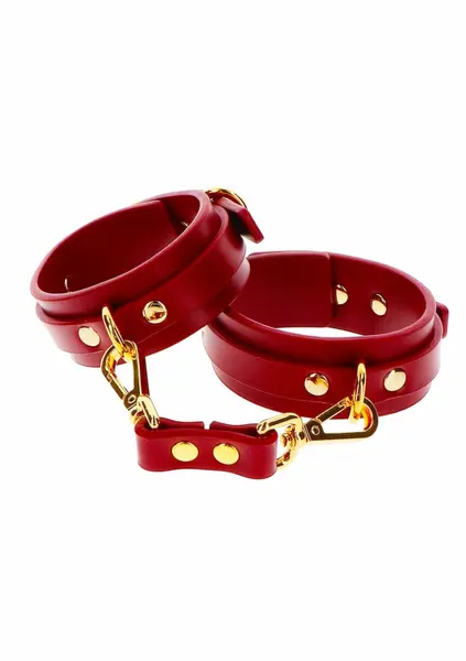 TABOOM Ankle Cuffs Vegan Leather Adjustable Black 8713221824288