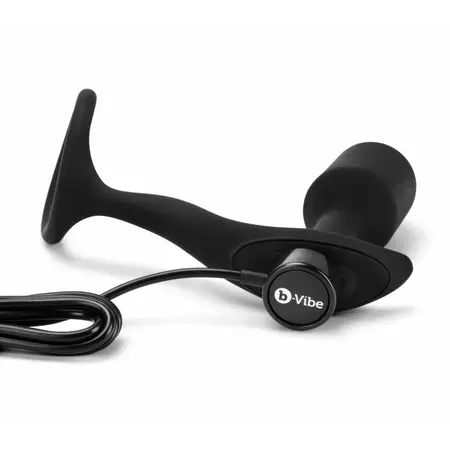 b-Vibe Snug & Tug XL Vibrating Silicone Ring & Weighted Plug Set