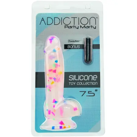 Addiction Party Marty 19cm Silicone Model with Vibrating System