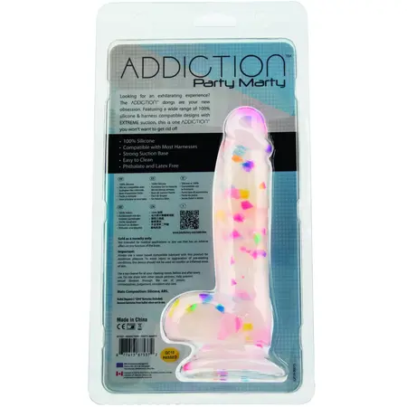 Addiction Party Marty 19cm Silicone Model with Vibrating System