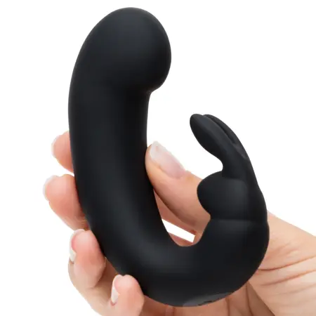 Fifty Shades of Grey Sensation G-Spot Rabbit Dual Action Black Silicone