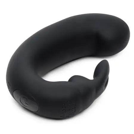 Fifty Shades of Grey Sensation G-Spot Rabbit Dual Action Black Silicone