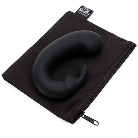Fifty Shades of Grey Sensation G-Spot Rabbit Dual Action Black Silicone