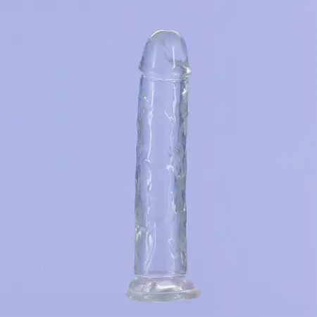 Addiction Crystal Addiction Transparent Vertical Model 18cm with Suction Base