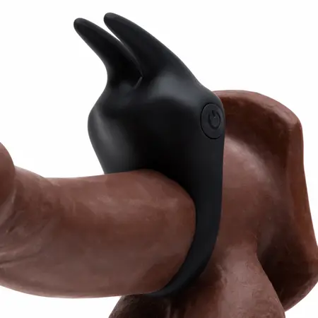 Fifty Shades of Grey Sensation Ring USB Rechargeable Black Silicone