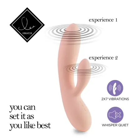 FeelzToys Lea Citrus Dual Motor Silicone Intimate Wellness Device 202mm